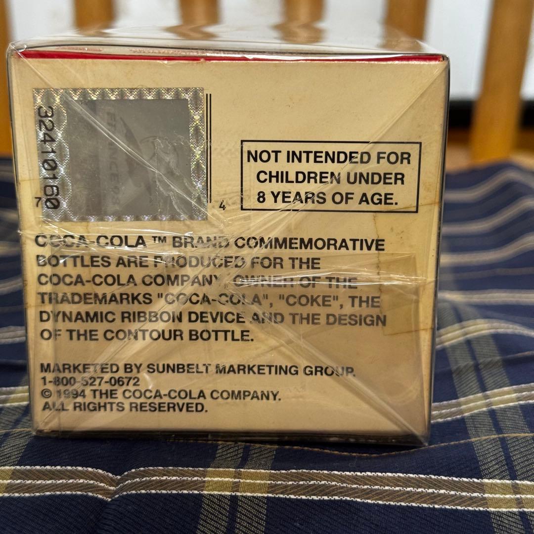 限定1998本シリアル入 98年フランスW杯 コカコーラ ゴールドボトル 箱付