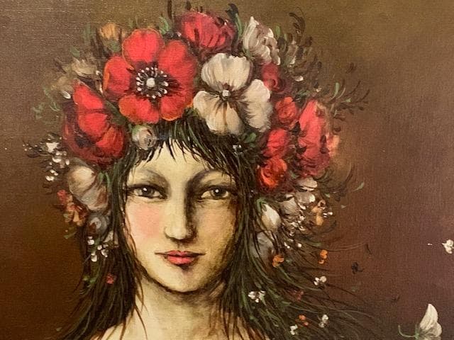 まとめ買い値引きあり❣️依田邦子◆創元会◆油彩Ｆ８号◆評価 １０.９万円／号