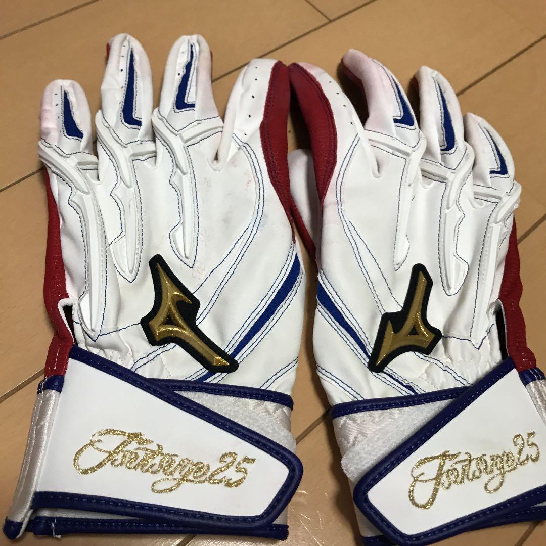 バッティンググローブ　元横浜DeNAベイスターズ筒香選手　実使用