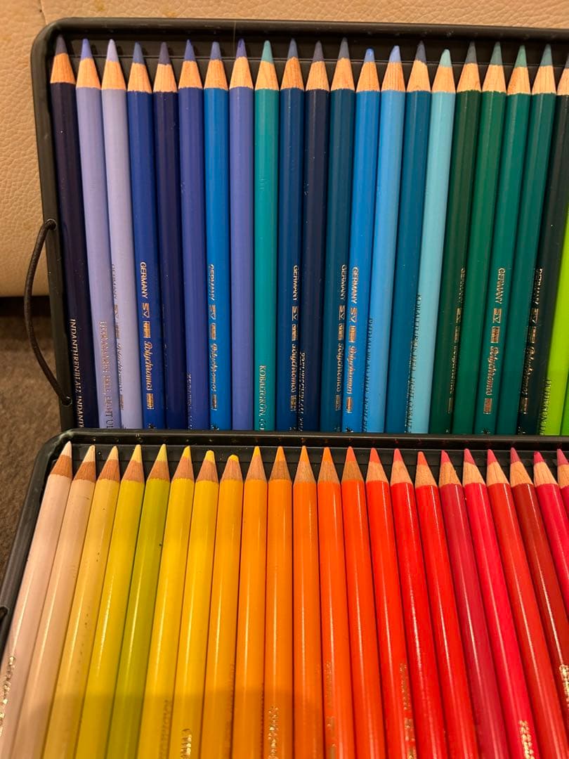 ファーバーカステル ポリクロモス　油性色鉛筆　120色　【未使用に近い】