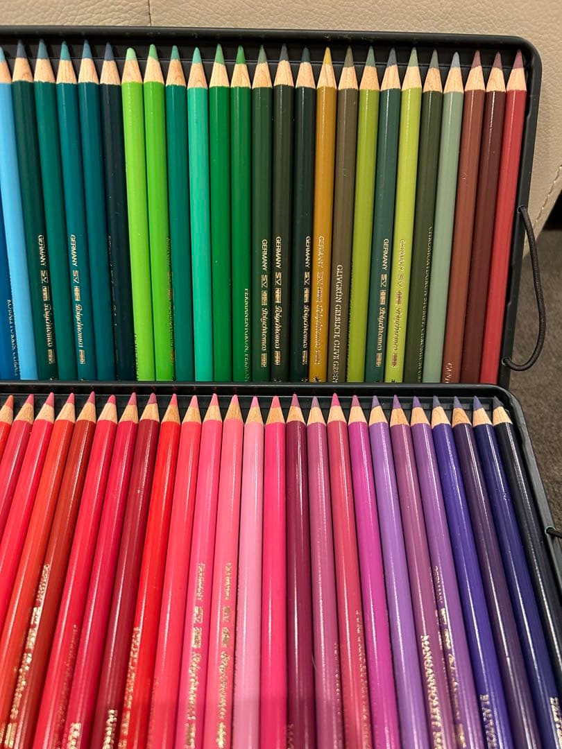 ファーバーカステル ポリクロモス　油性色鉛筆　120色　【未使用に近い】