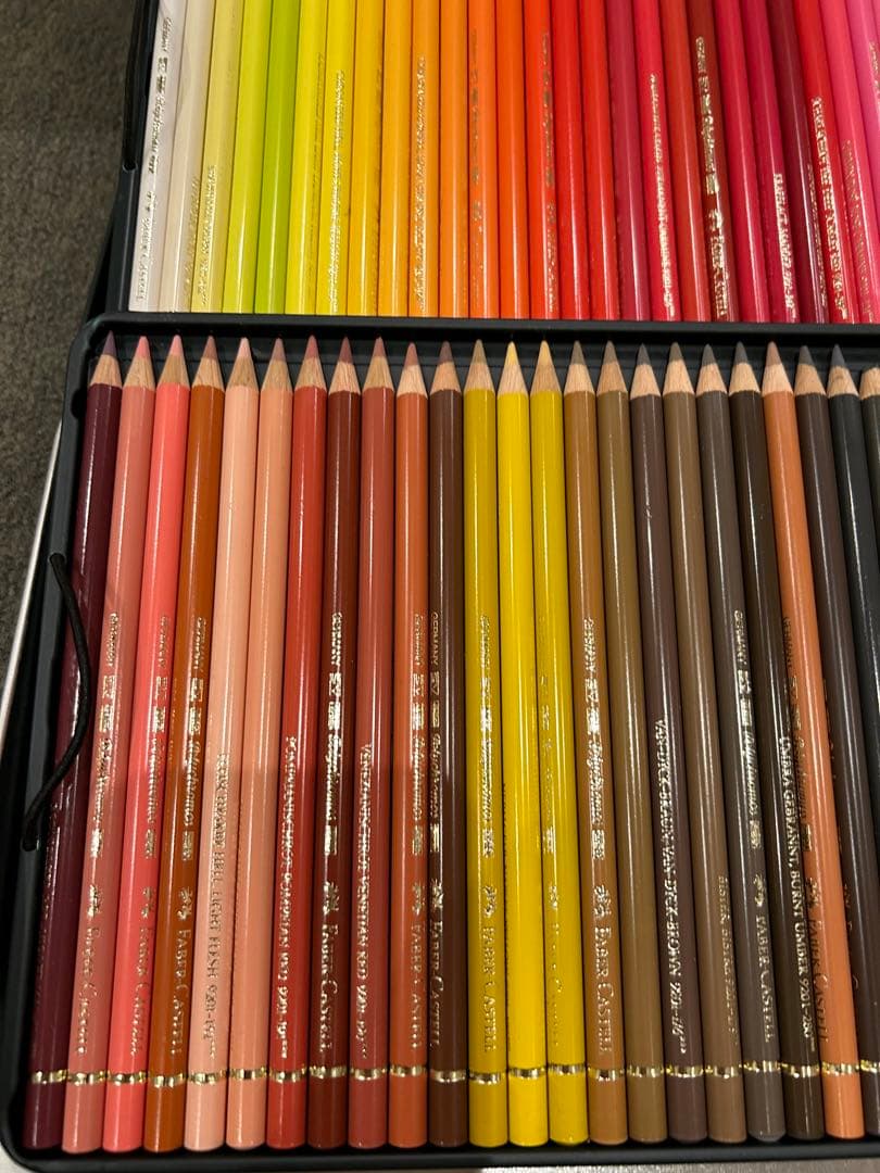 ファーバーカステル ポリクロモス　油性色鉛筆　120色　【未使用に近い】
