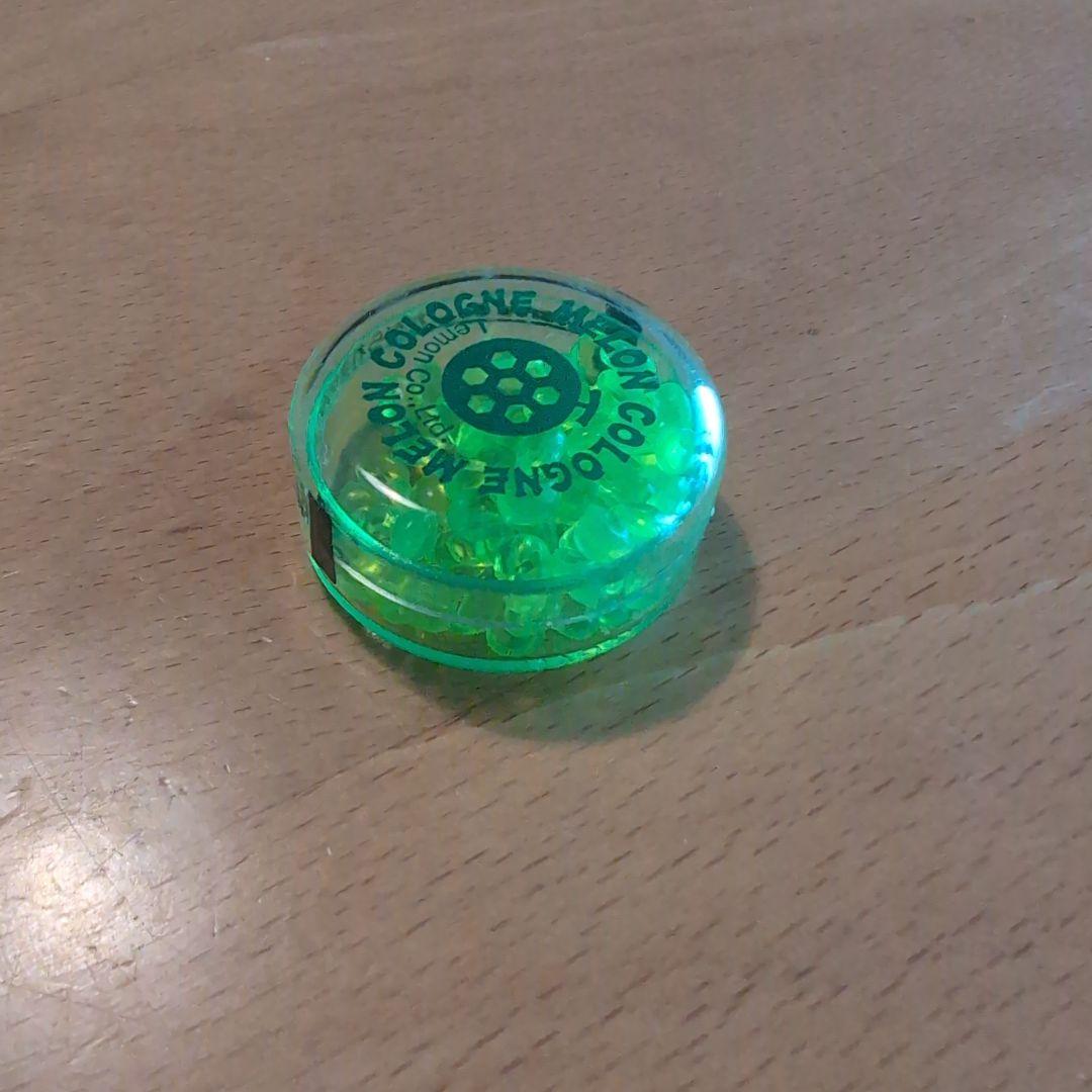 新品未使用品未開封品☆レア☆平成レトロ レモン社 香り玉 メロンソーダ グリーン