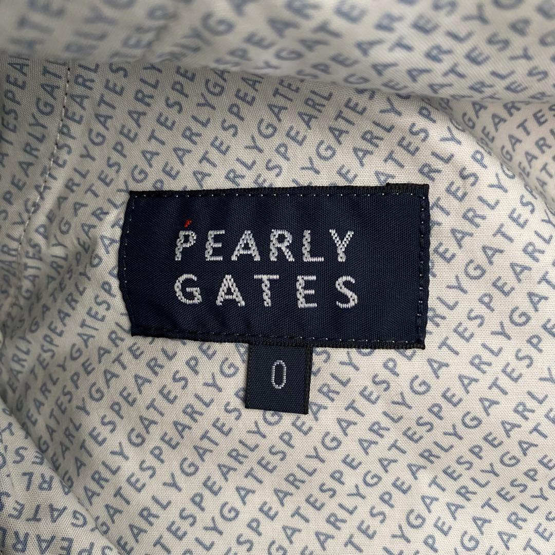 PEARLY GATES チェック柄スカート ネイビー系