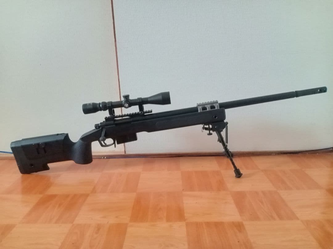 マ*ス様 M40A5 ブラック スコープ・バイポッド付き (トイガン)