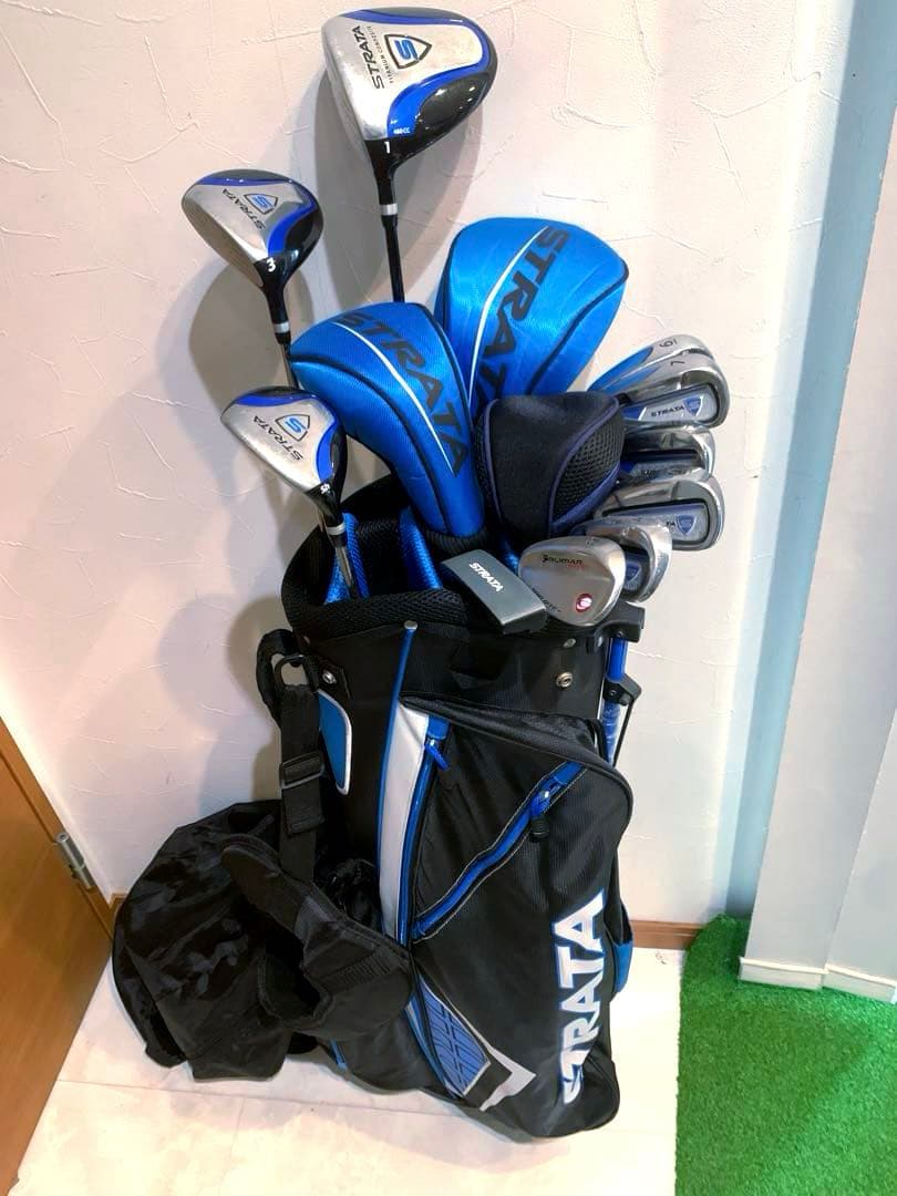希少　左　レフティ　キャロウェイ　ストラータ　ゴルフクラブ 本格フルセット