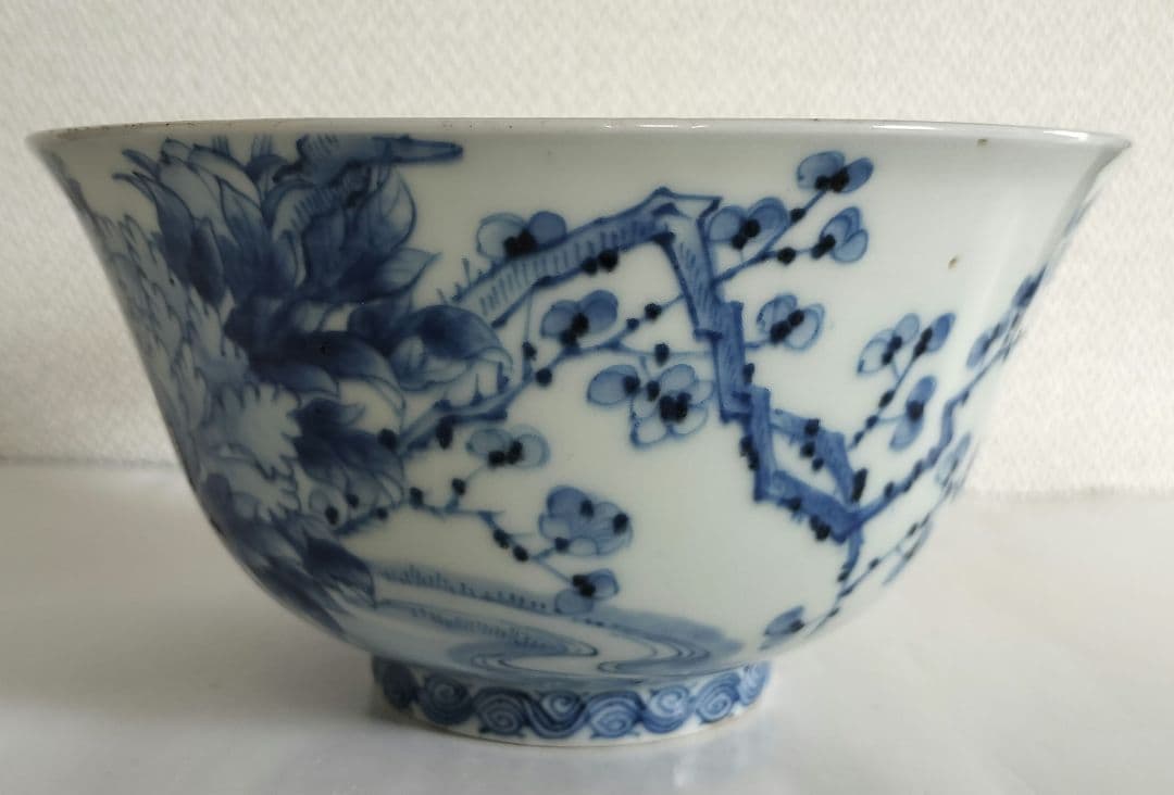 染付　どんぶり