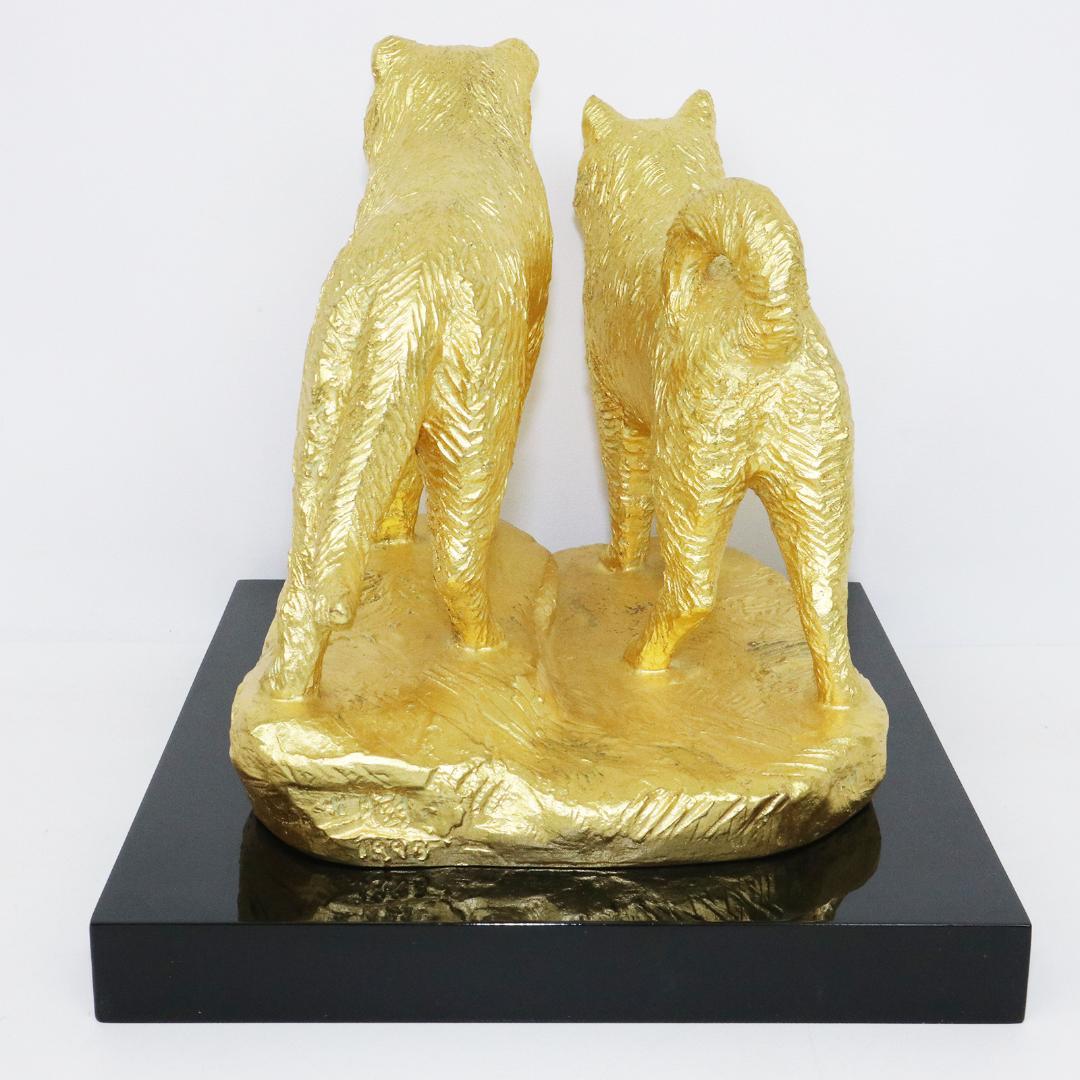 富永直樹 タロジロ ブロンズ製 本金箔仕上げ　共箱