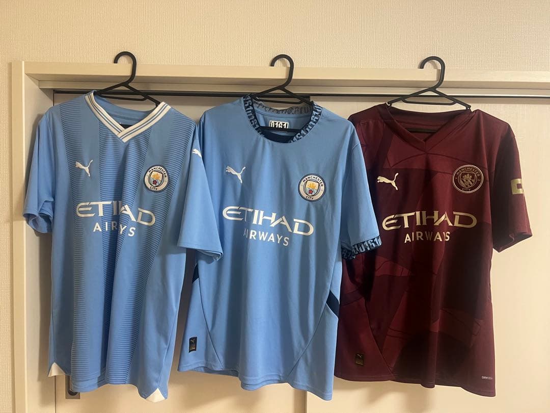 正規店KAMO購入 Puma マンチェスター シティ ユニフォーム3点セット