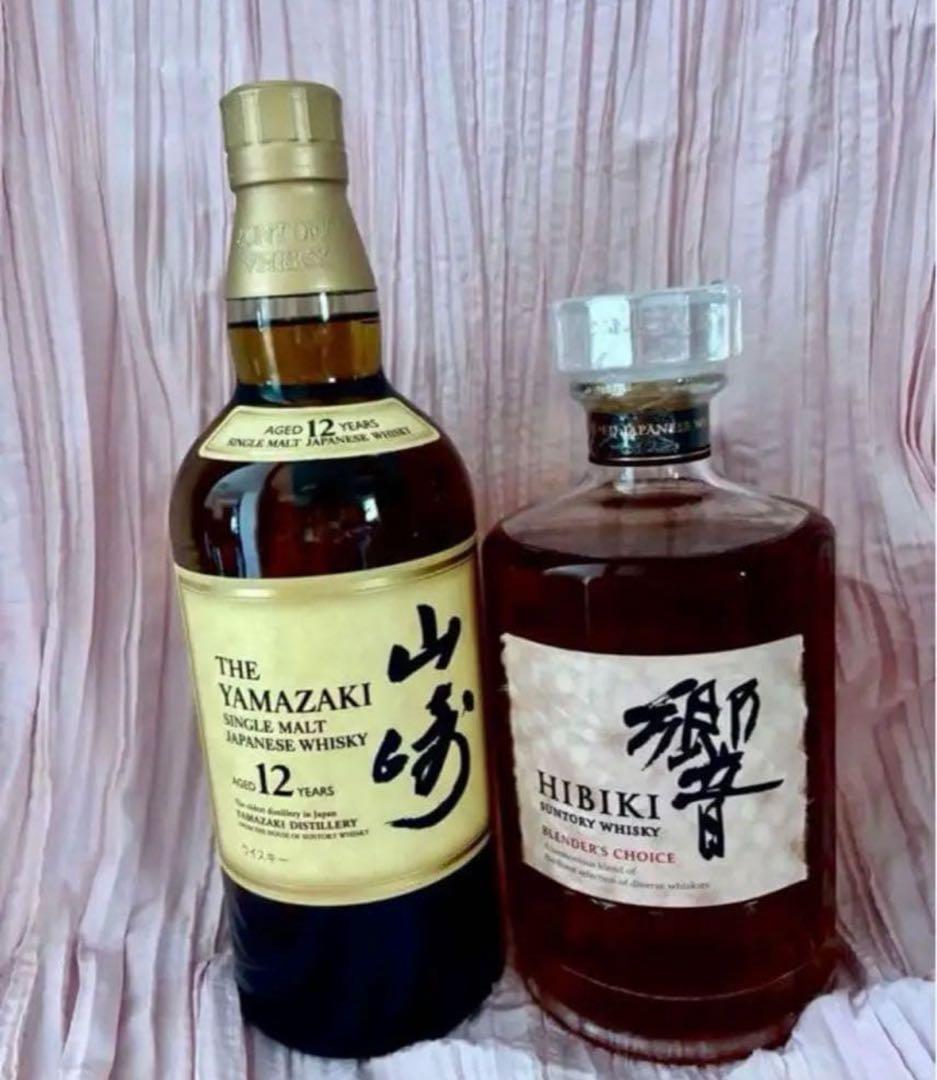 サントリーシングルモルトウィスキー《山崎》12年&響ブレンダーチョイス２本セット