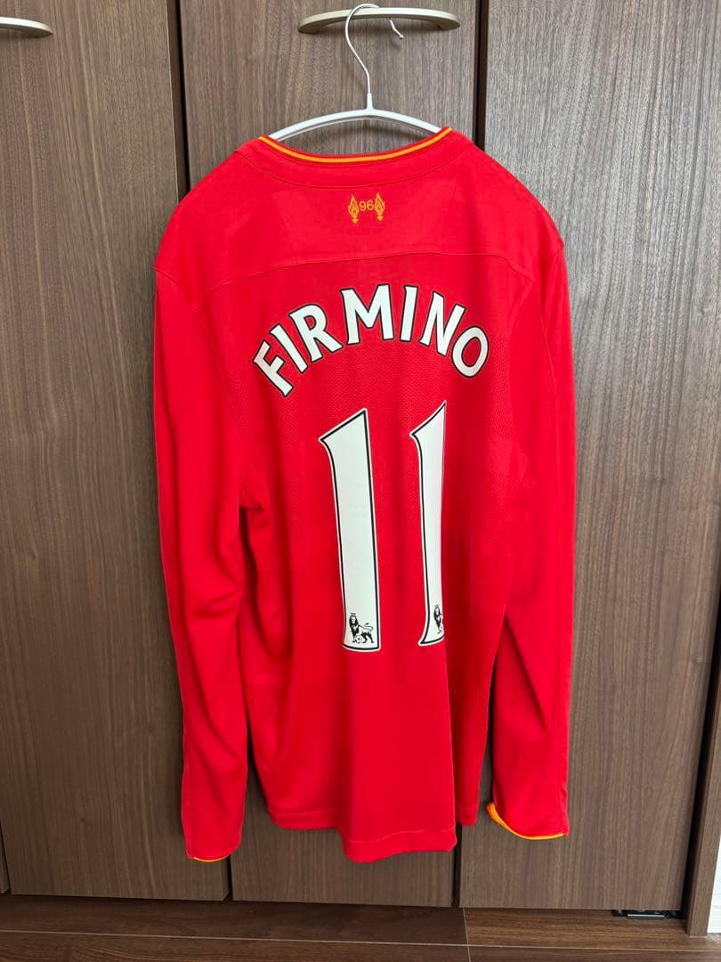 リバプール 16/17 ユニフォーム長袖ニューバランス正規品 フィルミーノ11