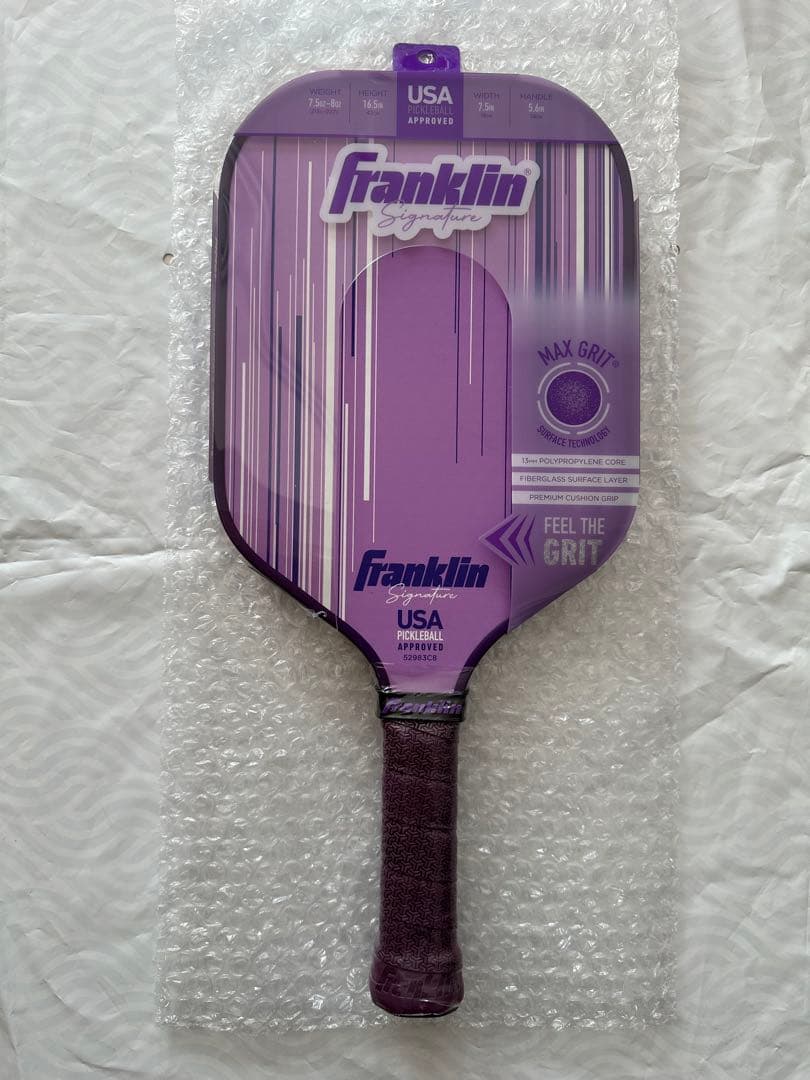 【さくら】Franklin ピックルボールパドル 13MM パープル