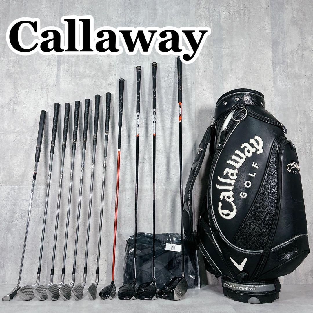 T168 キャロウェイ ゴルフクラブ メンズ フルセット FT-i 黒 初心者