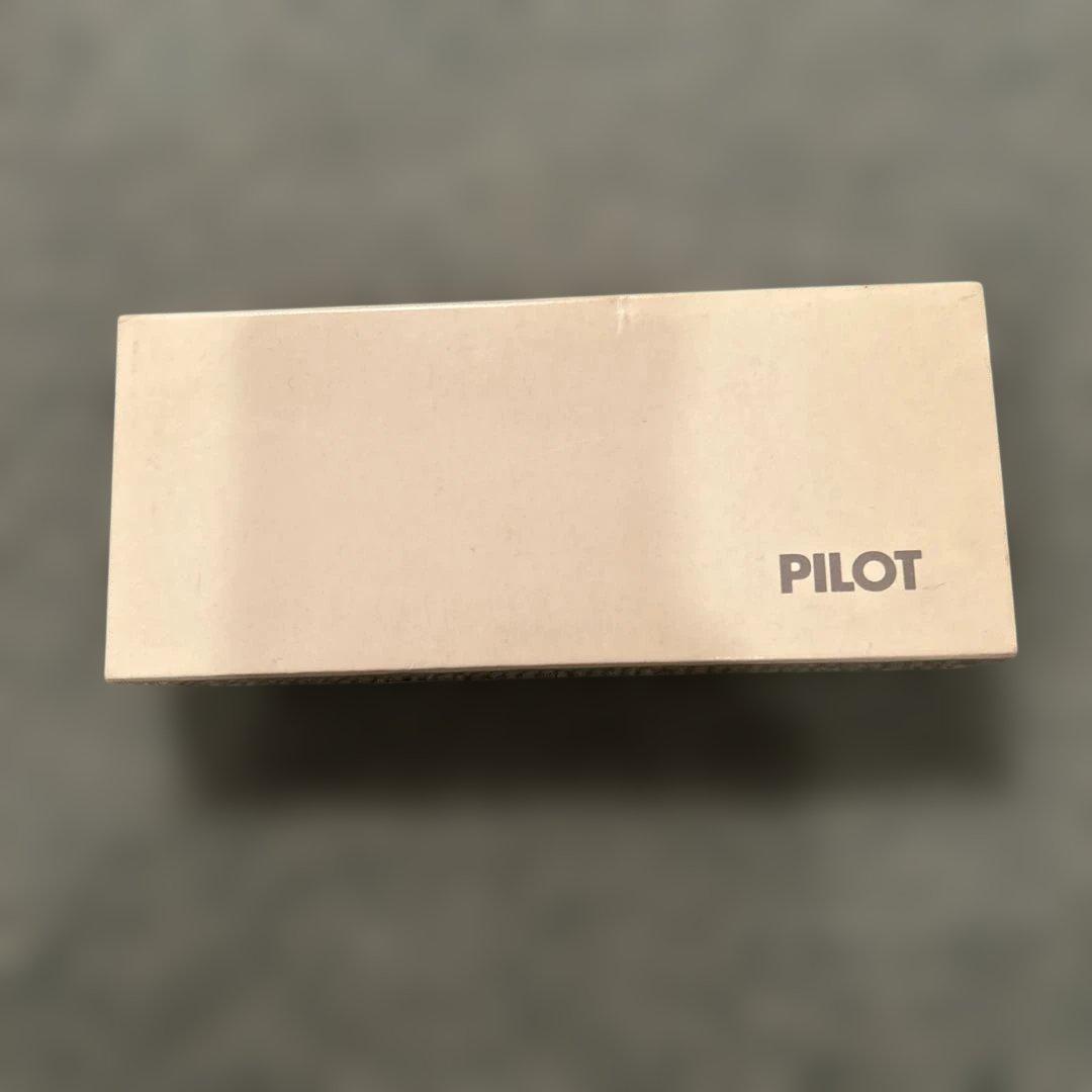 PILOT 万年筆 黒 透明ケース付き