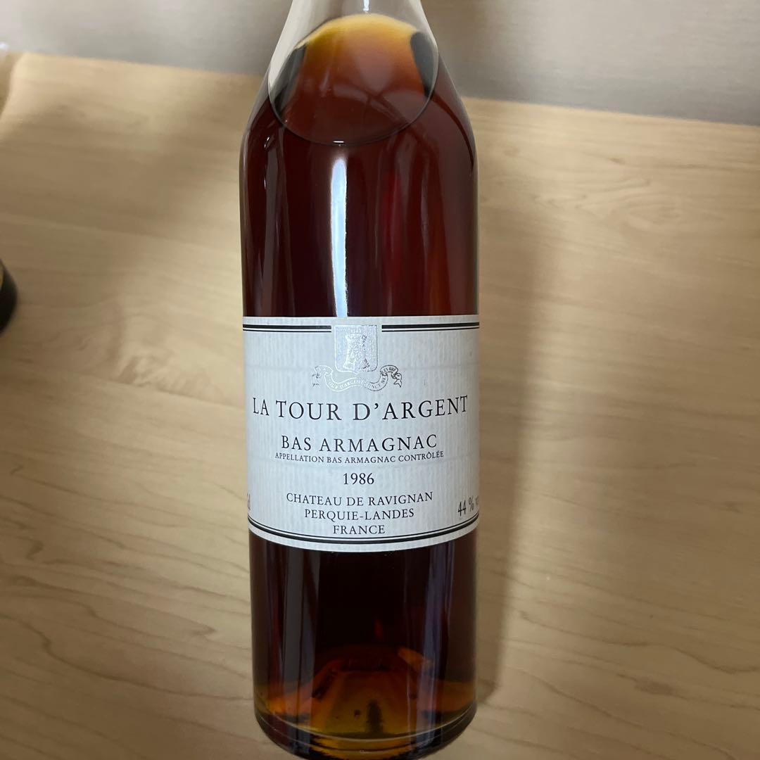 ブランデー LA TOUR D'ARGENT 1986 BAS ARMAGNAC
