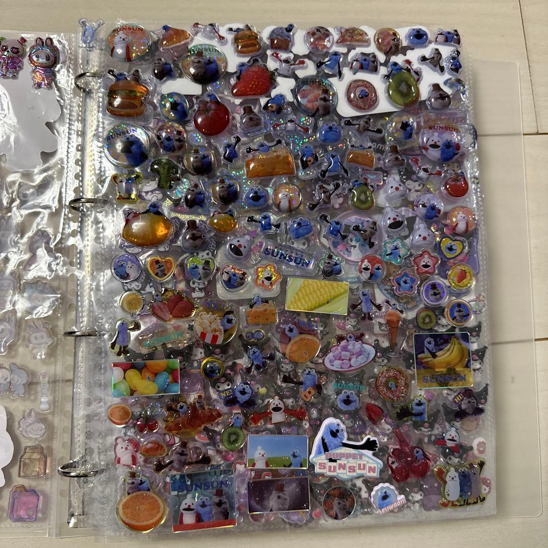 ボンボンドロップシール　キャラクターシール集 A4シール帳完成品