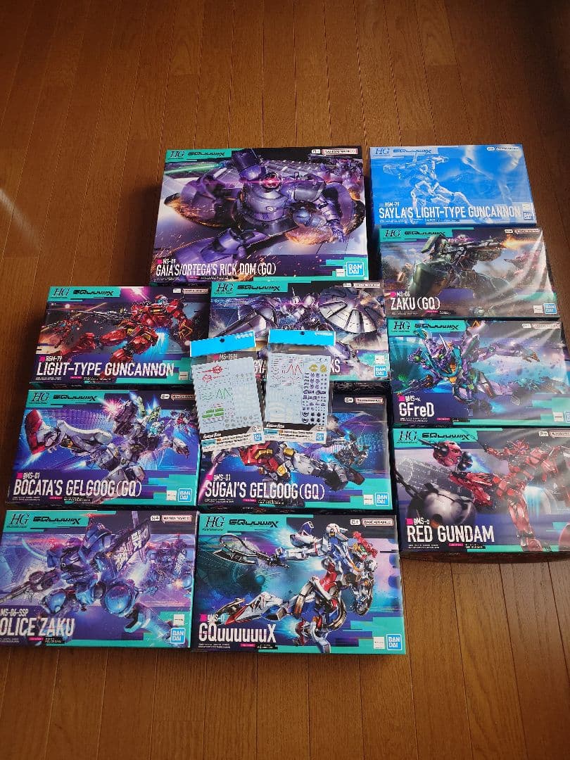 ガンプラ 11種 デカール2種 セイラ専用 軽キャノン ザク GQ他