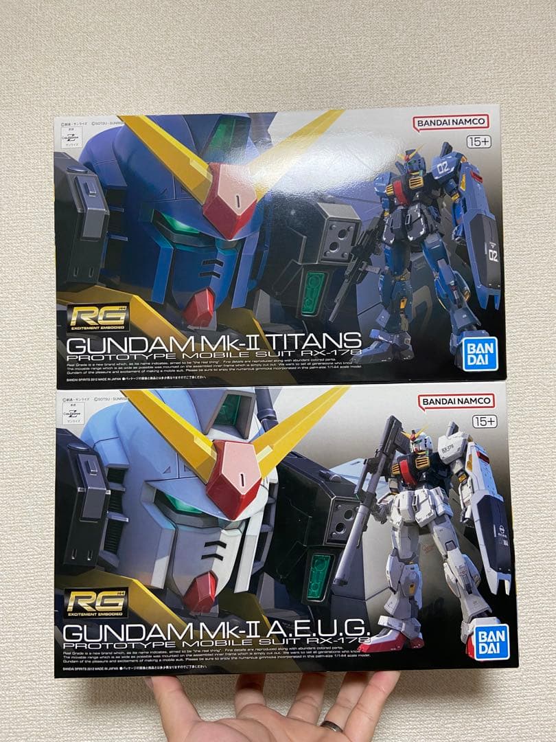 RG 1/144 ガンダムMk-IIエゥーゴ仕様/ティターンズ仕様 2台セット