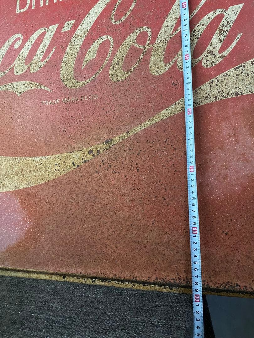 コカコーラ　特大看板　ブリキ　コレクション　商店　ヴィンテージ　昭和レトロ