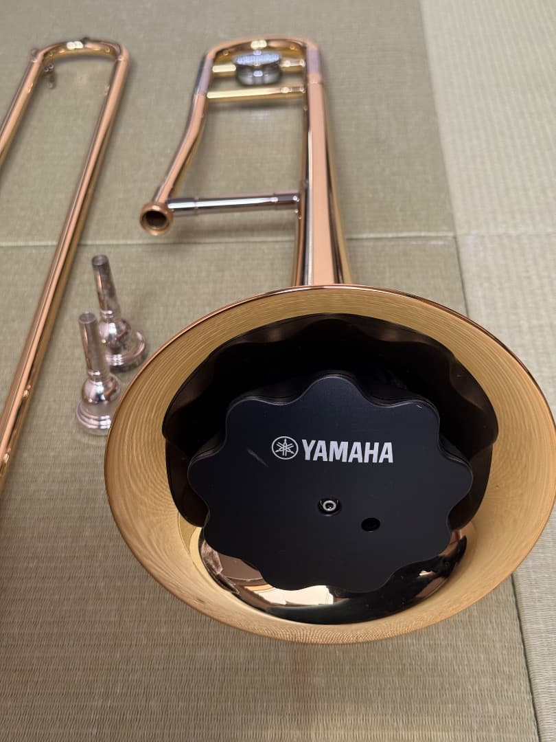 YAMAHA YSL-354 トロンボーン + サイレントブラスSB5X