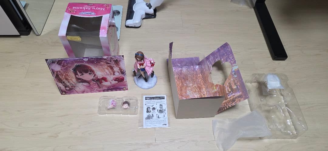 アイドルマスター　佐久間まゆ限定版プレート付きフィギュア