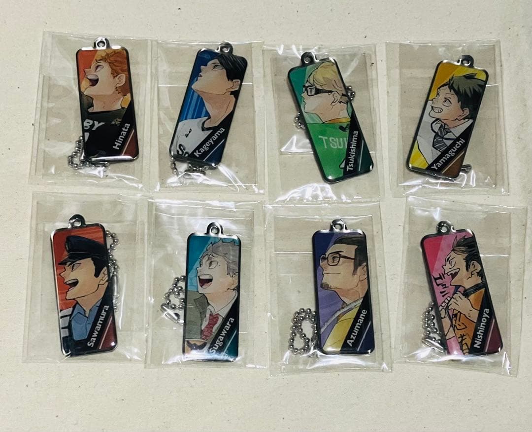 ハイキュー　ジャンプフェスタ　2023 アクリルチャーム　8種コンプセット