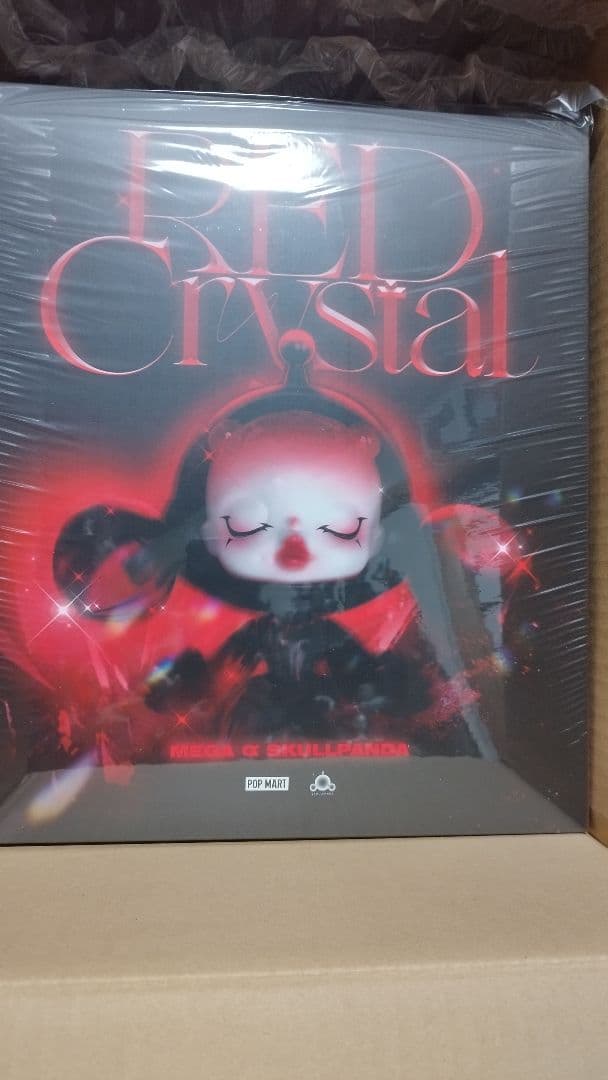 MEGA α SKULLPANDA 400% Red Crystal
