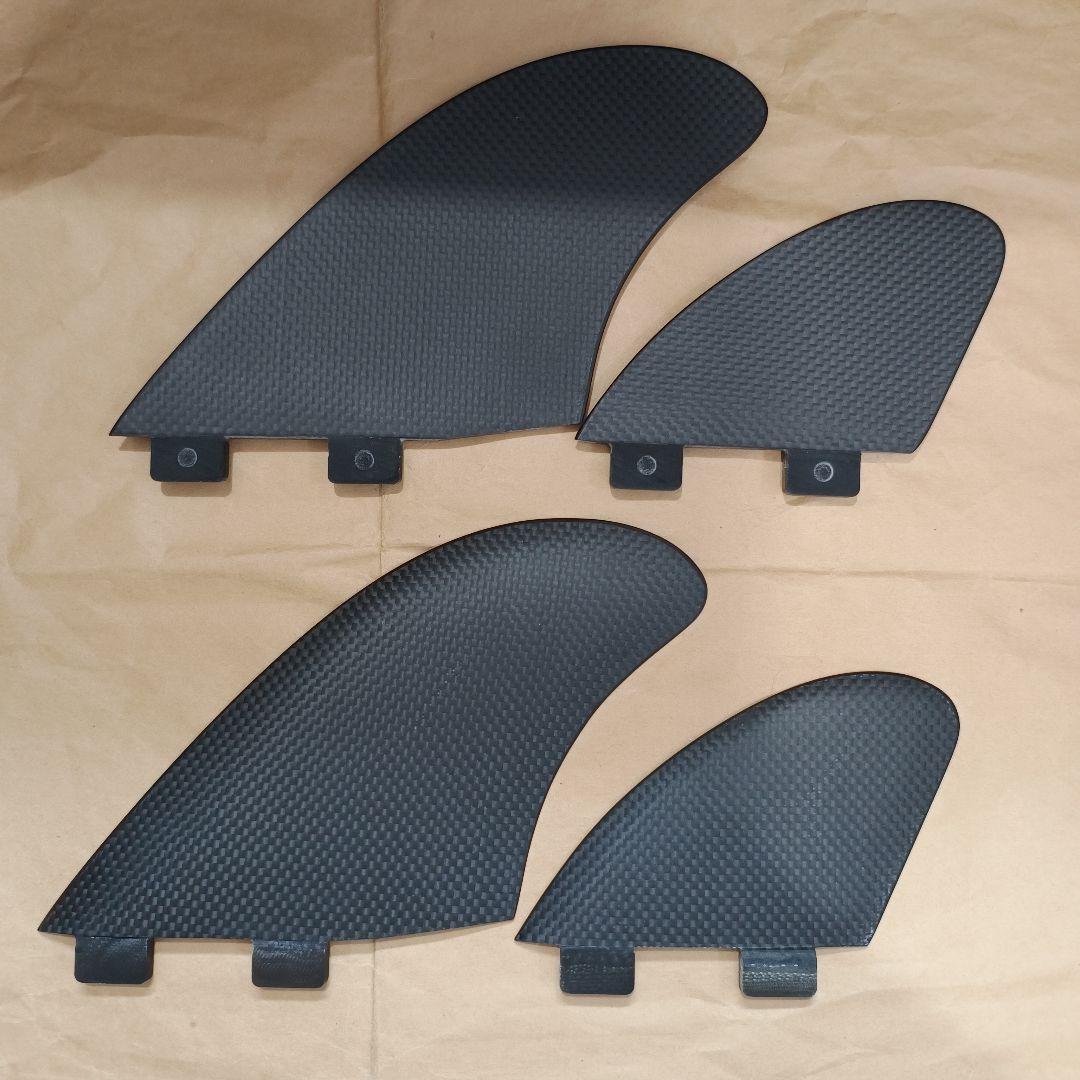 クワッドフィン　FCS対応 カーボンコア　パフォーマンスフィン