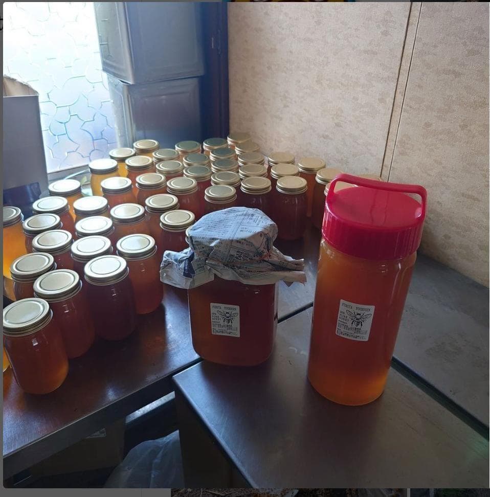 国産蜂蜜　プロが絞った百花蜜(400ｇ)×２４本入り　サービス品