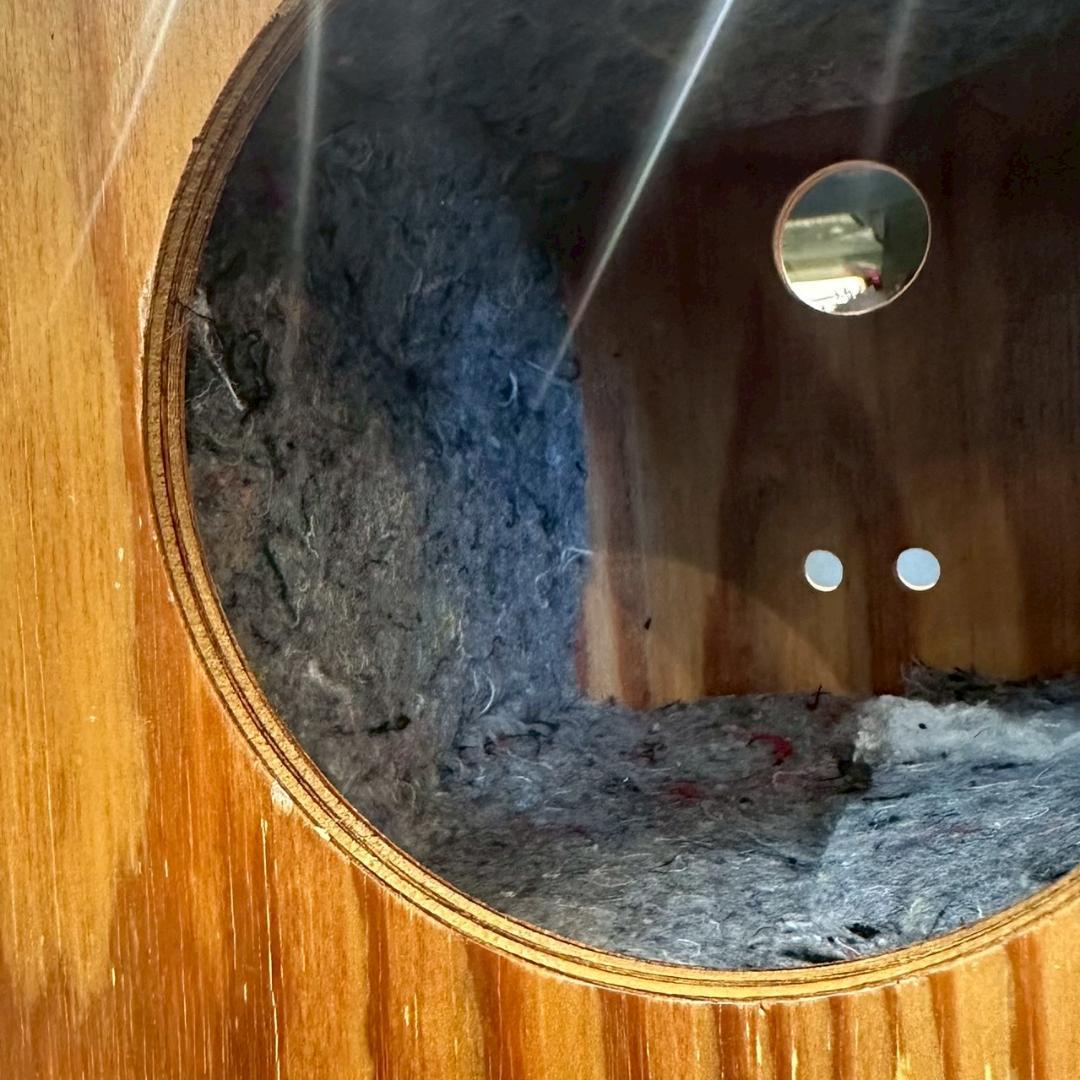 新品【2個セット】木製ペットハウス コンセント穴付き 天然木 箱型 立方体