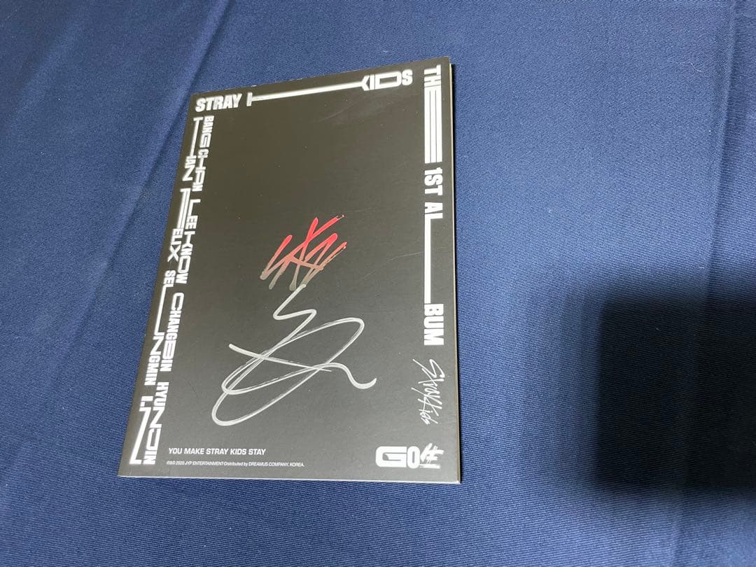 ヒョンジン直筆サイン入Stray Kids フォトブック