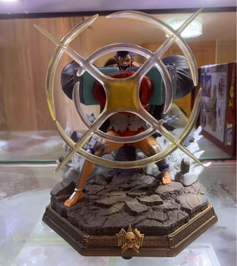 ワンピース フランキー ガレージキット ガレキ スタチュー①①