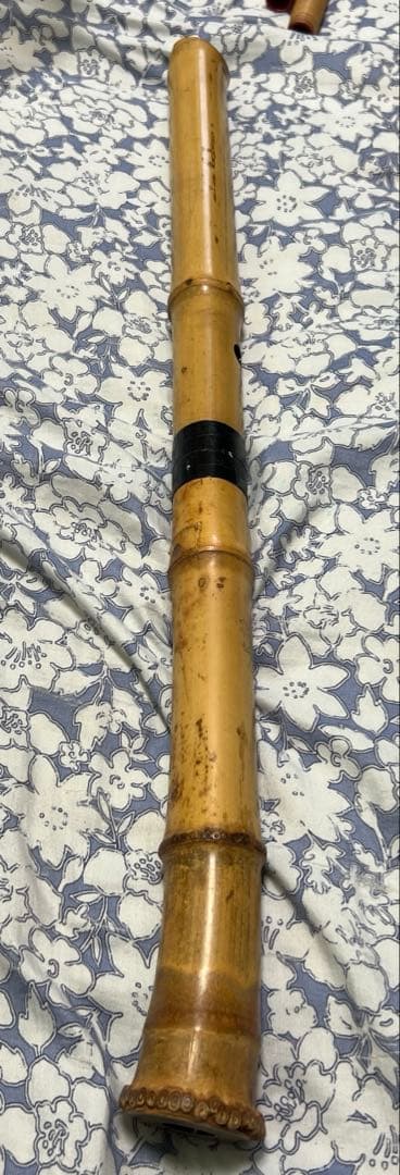 尺八　約57.5cm 銘　朝童
