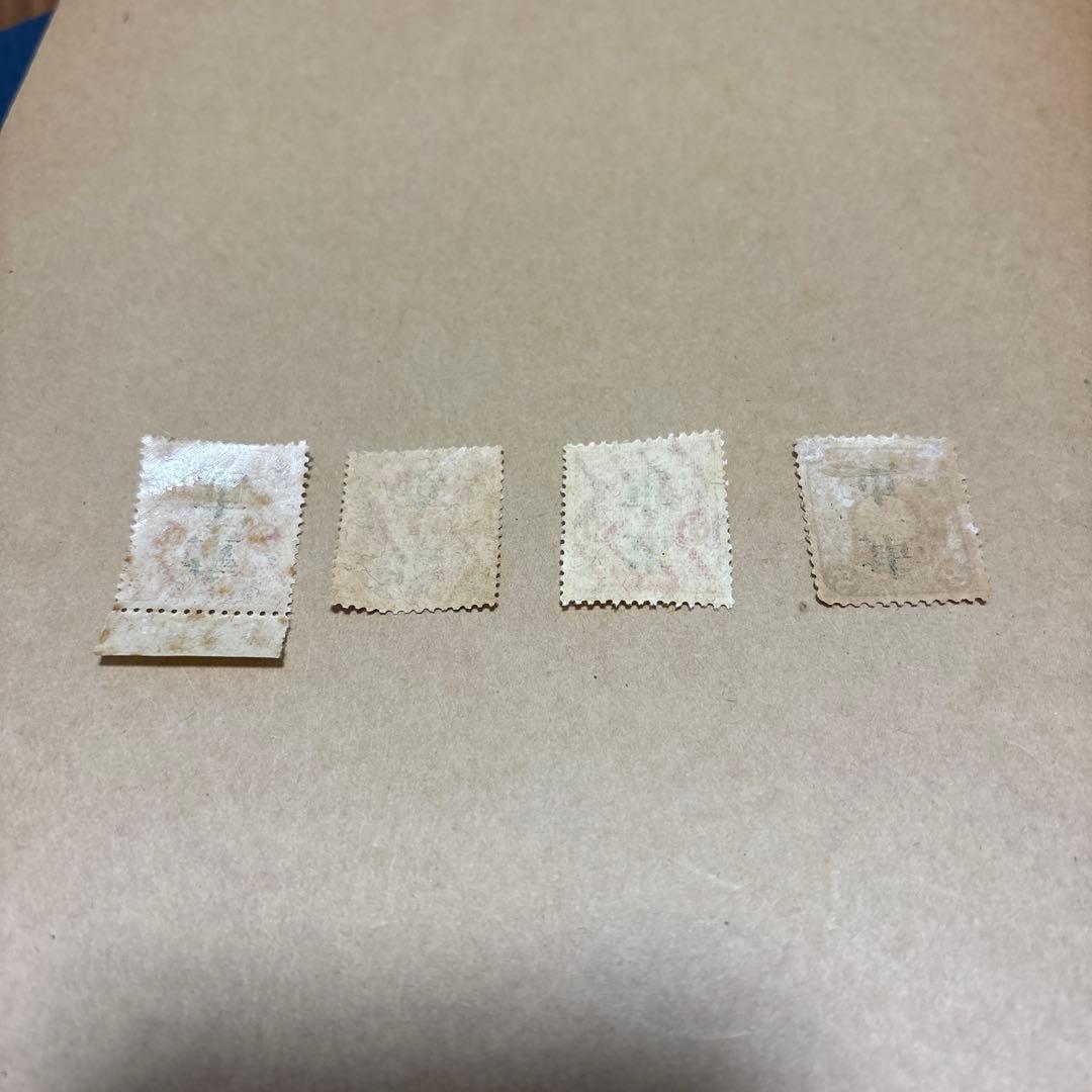 ケ*ジ様 軍事切手4枚セット　昭和43年から大正15年