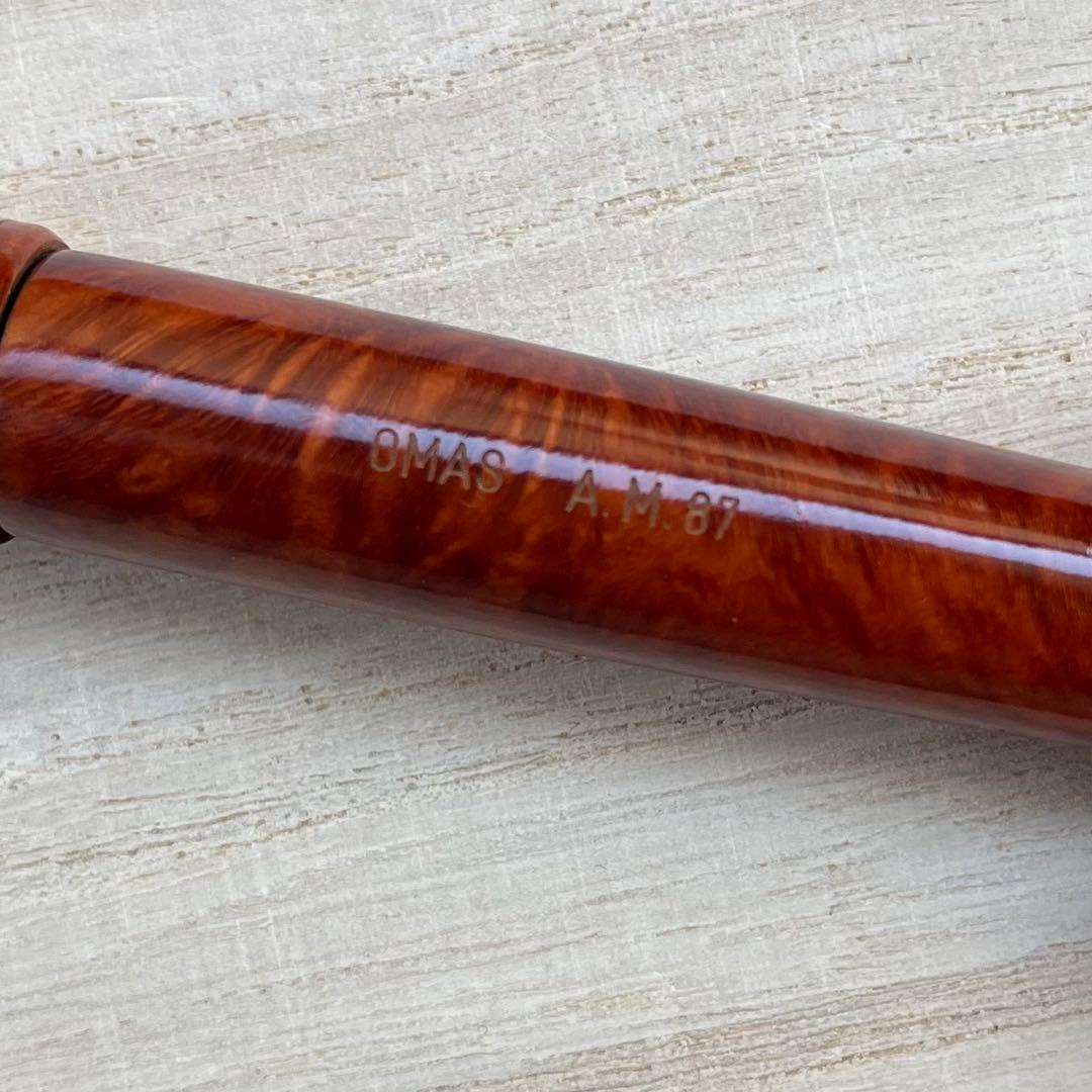 オマス A.M.87 ブライヤーウッド 万年筆 字幅 M
