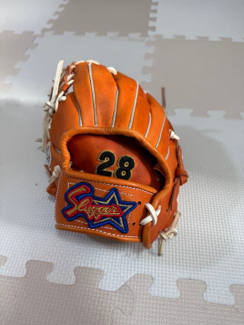 【即日発送可】久保田スラッガー トレーニンググローブ オレンジ 左投げ用