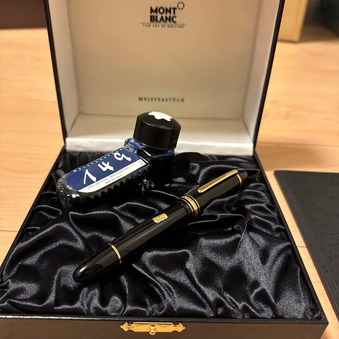 モンブランMont Blanc マイスターシュティック　149 F　白帯　18k