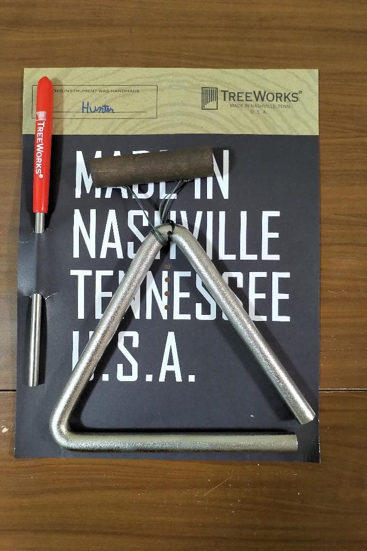 【新品未使用】 TreeWorks トライアングル 6インチ バッグ付き