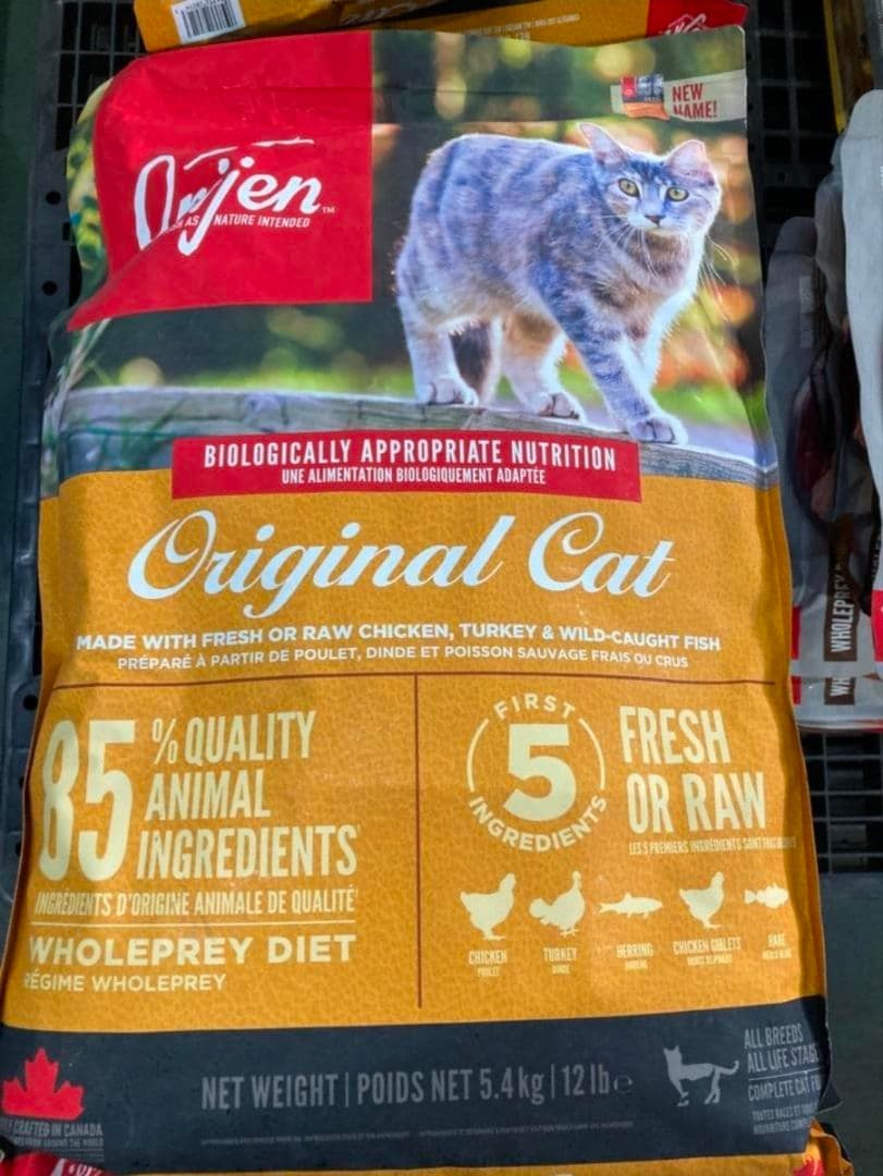 正規品カナダ産 オリジン オリジナルキャット 5.4kg キャットフードx2個