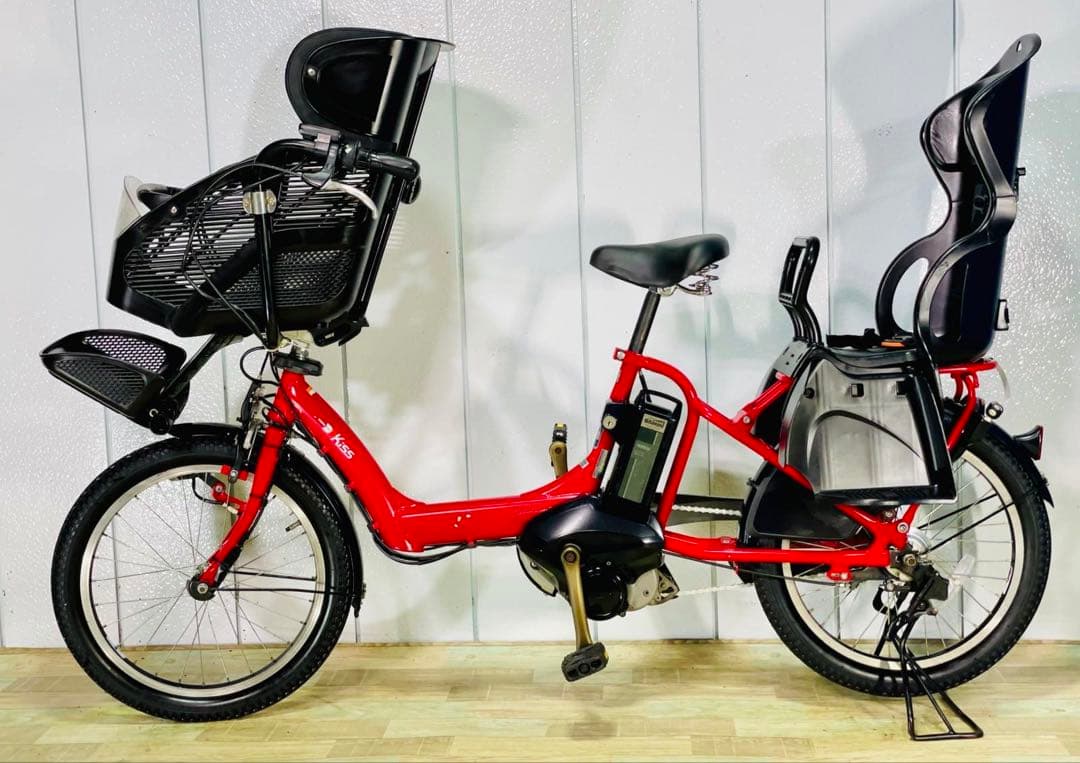 2820ヤマハ12.3アンペア3人乗り対応20インチ子供乗せ　電動アシスト自転車