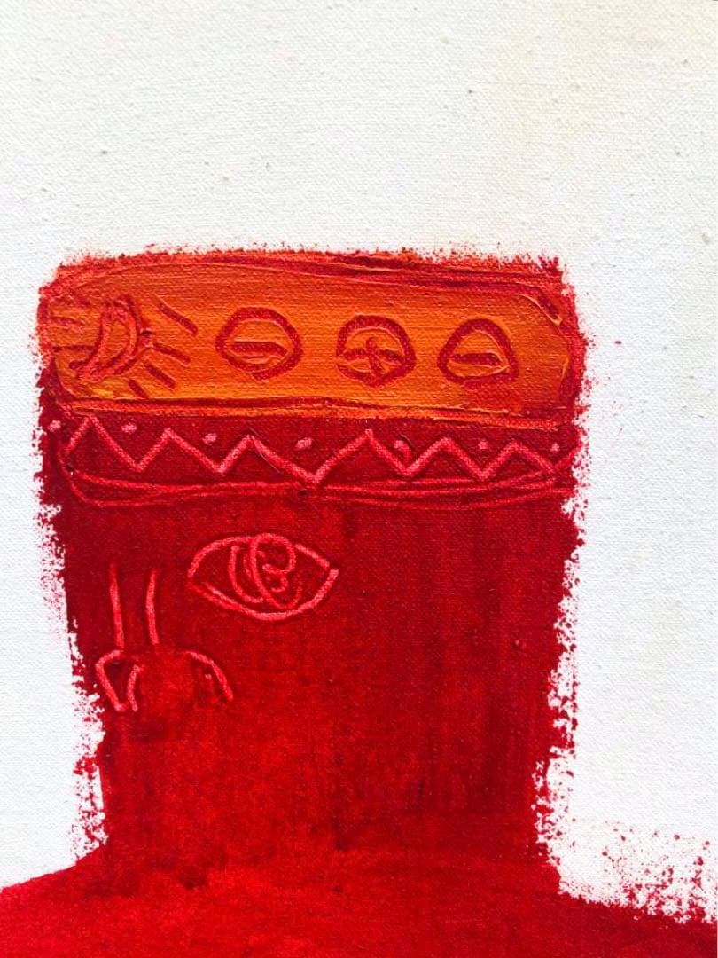 コックン・ヴィッチ 「イオンの王様」現代アート 絵画 95×145cm 約80号