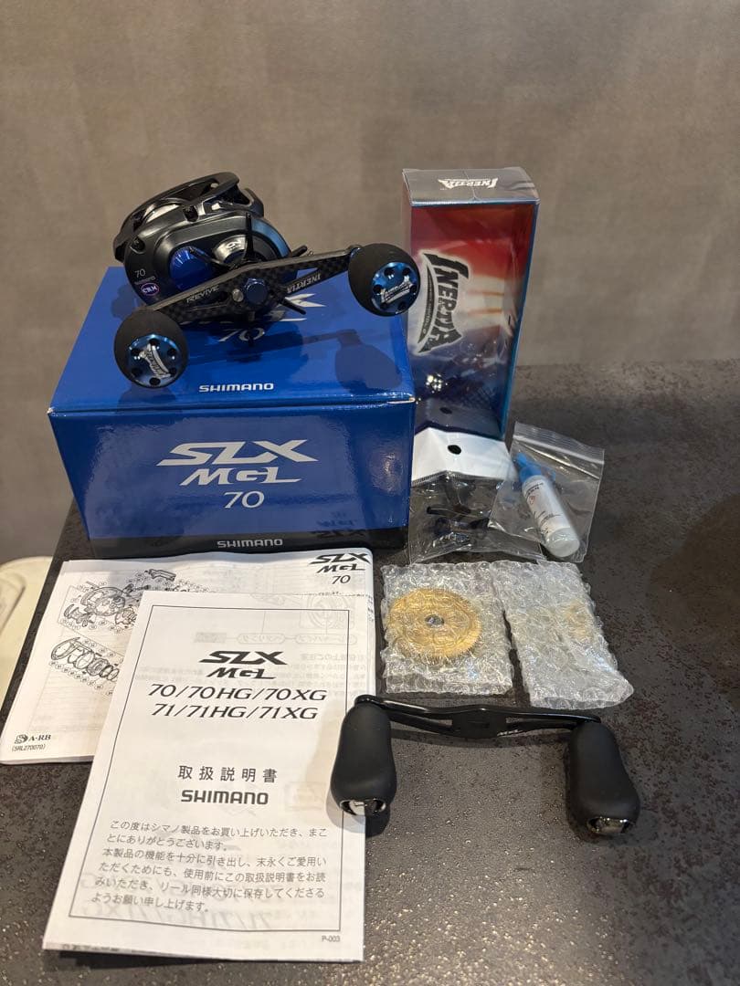 シマノSLX MGL 70 セントラルオリジナルカスタムチューンドリール美品