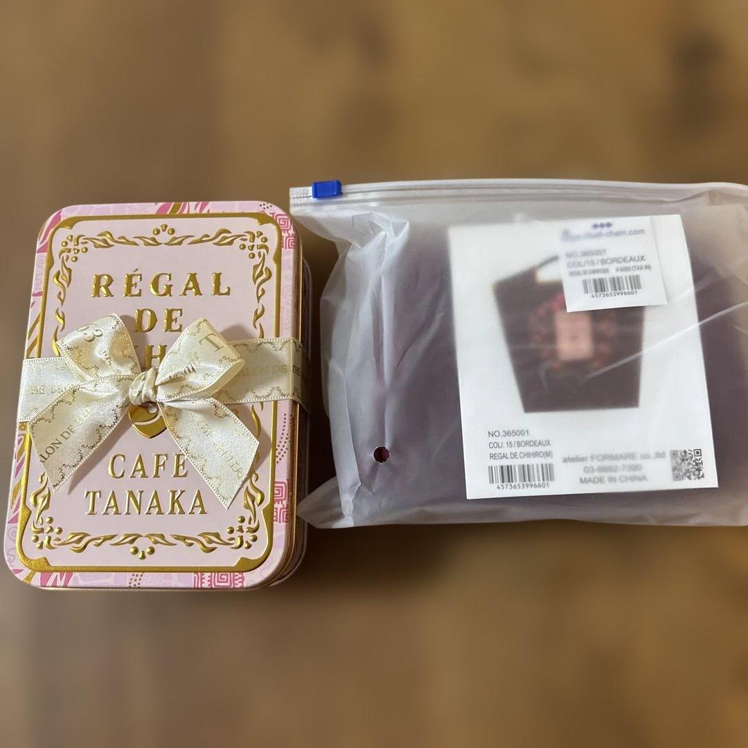 カフェタナカ　クッキー缶＆ボールアンドチェーンエコバッグ　阪急限定