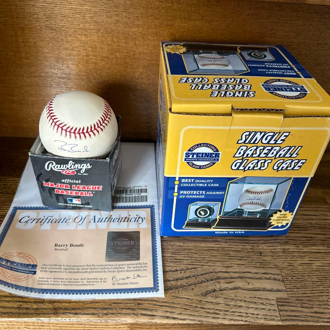 バリー　ボンズ　MLB公式球　サインボール