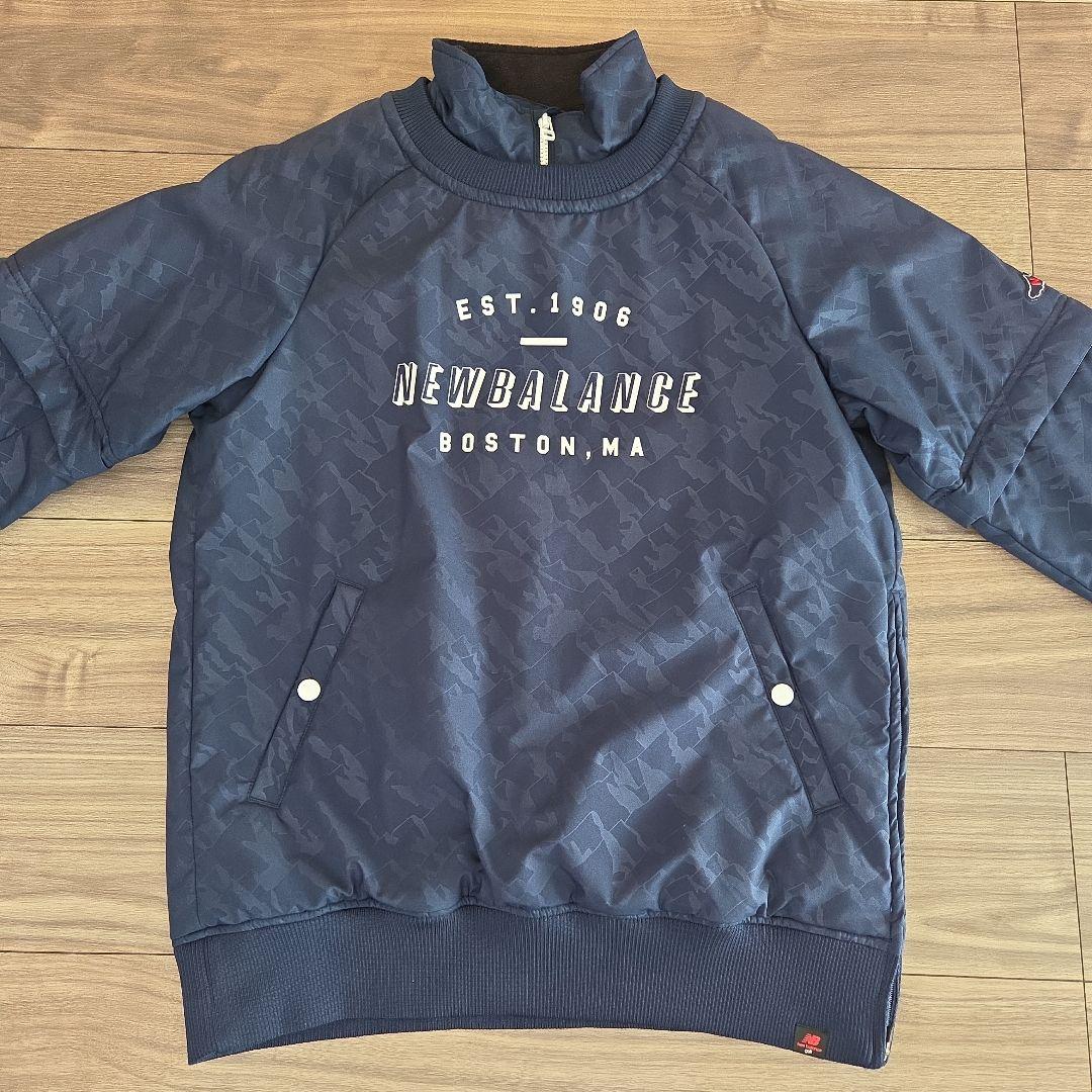 New Balance Golf ネイビー プルオーバージャケット　4（M）