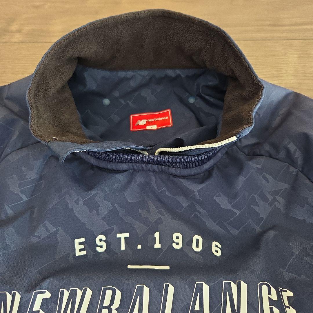 New Balance Golf ネイビー プルオーバージャケット　4（M）