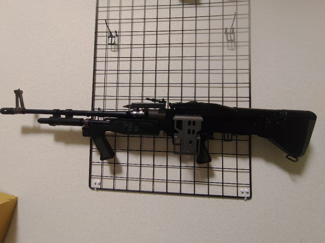 アサヒファイヤーアームズ製 M60E3 ガスガン ジャンク エアガン