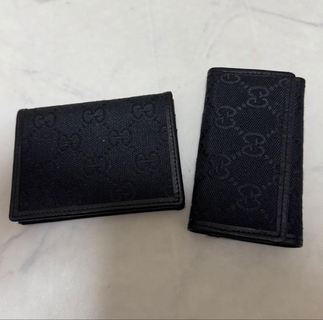 GUCCI ノベルティ キーケース、カードケース2点セット