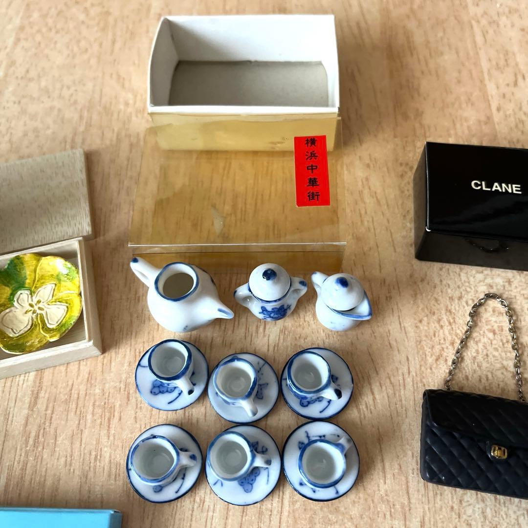 ミニチュア　骨董品　陶器　食器　デパート　レア　貴重　レトロ　リーメント　箸置き