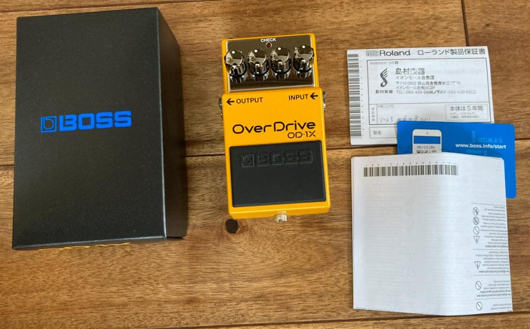 【超美品】BOSS OD-1X オーバードライブペダル